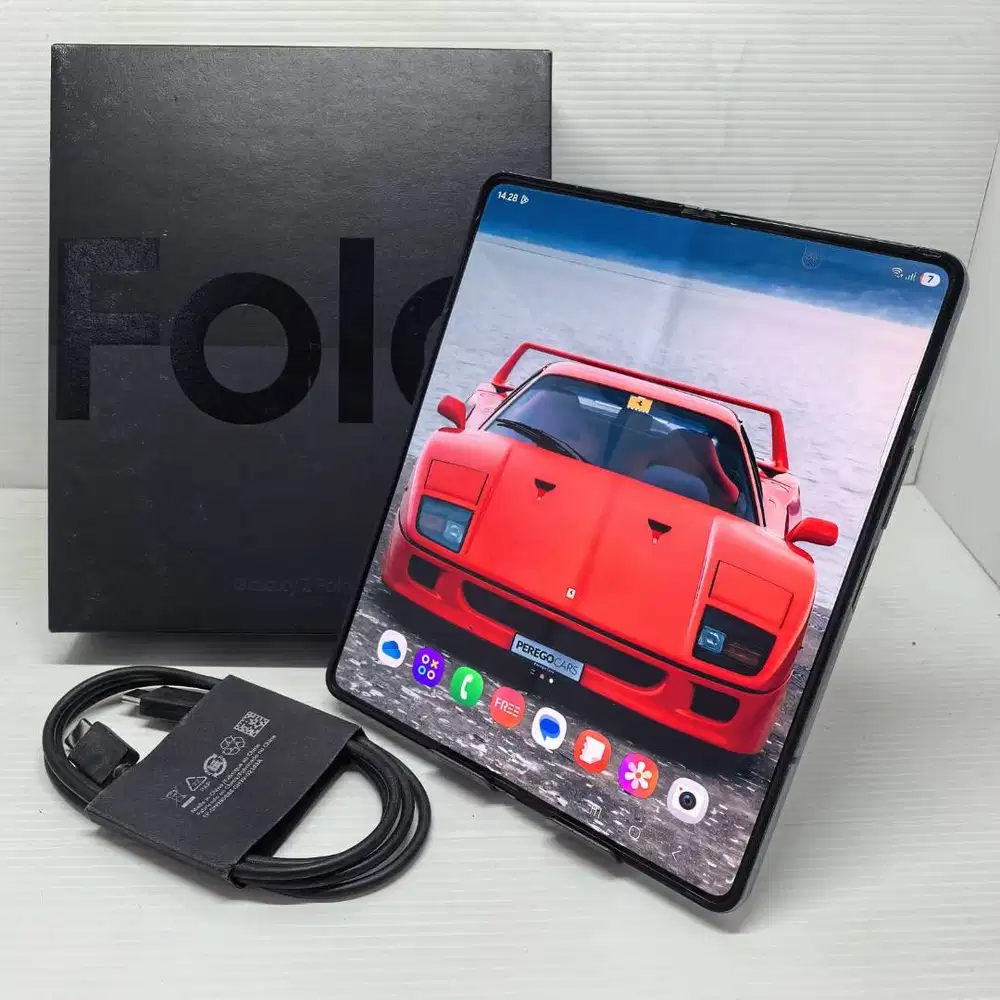 HOT SALE SAMSUNG GALAXY Z FOLD 4 5G 12/256 GRAYGREEN FULLSET SEIN NO M