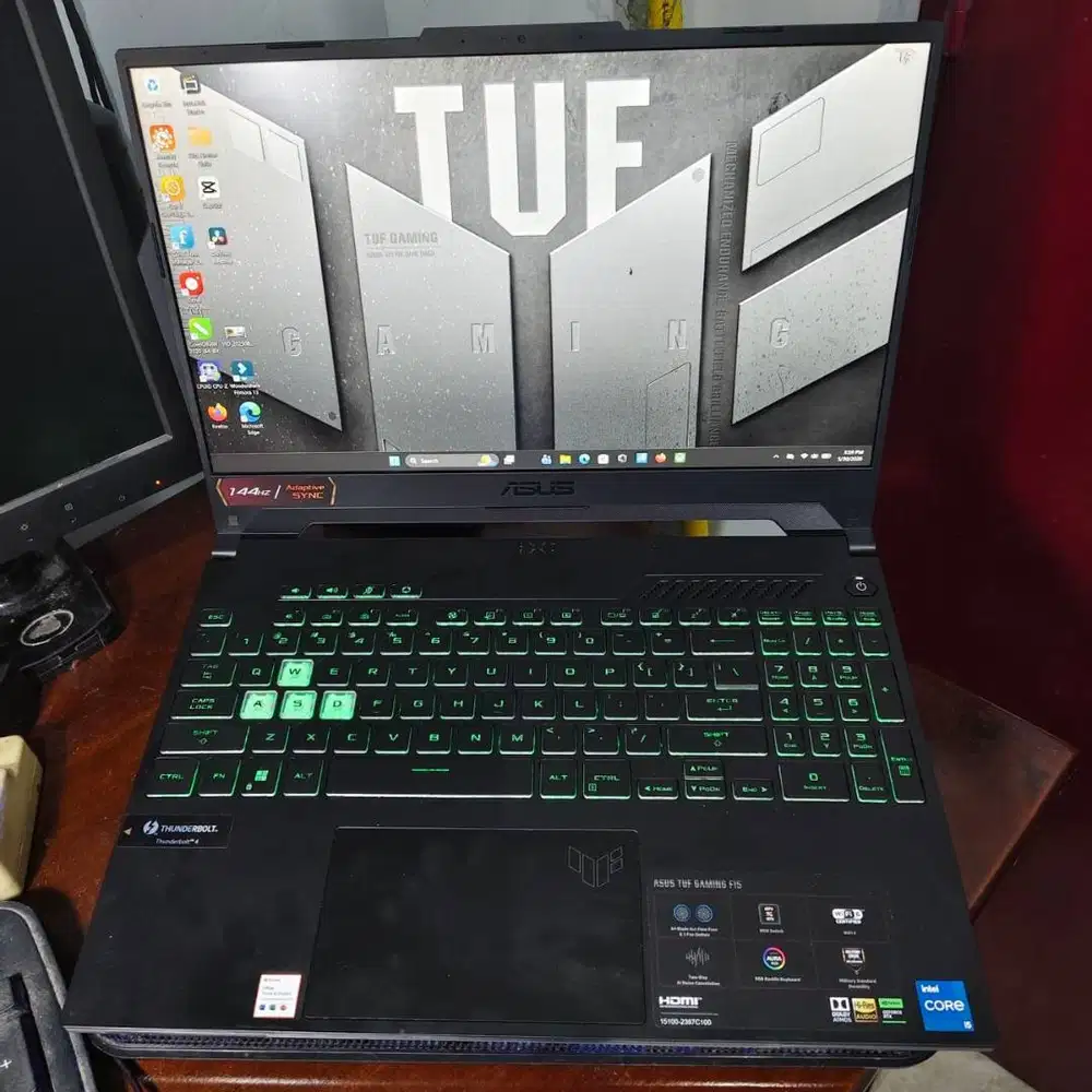 ASUS TUF F15 FX607VJB Core 5 210H RTX3050 Dijual Laptop