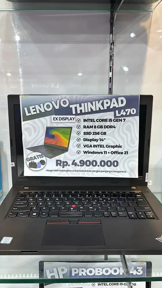 LENOVO THINKPAD L470 LIKE NEW MULUS