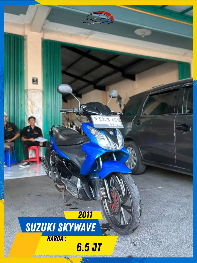 SUZUKI SKYWAVE 2011 TERMURAH SE MALANG BOSKUU HIKMAH MOTOR KEPUH