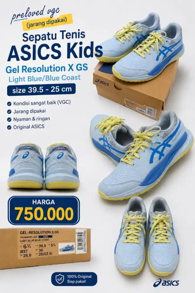 Sepatu Asics Tenis Preloved