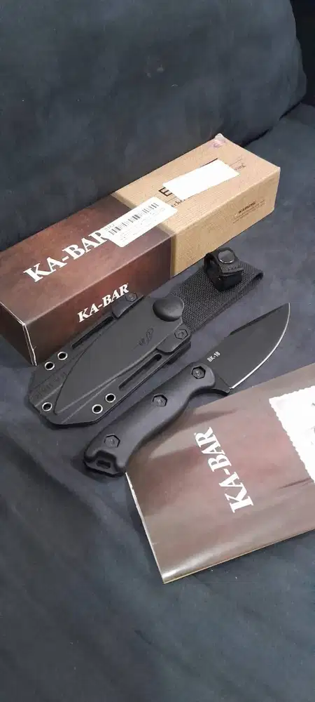 Ka-bar Kabar Becker BK-18 BK18 Knife Sheath Pisau Tebal Outdoor Campin