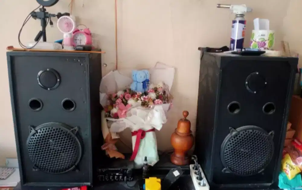 Speaker 2 pcs full bass
