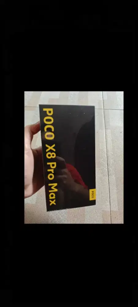 Xiaomi poco X8 pro max 512gb ram 12gb 5G dan12/256 resmi