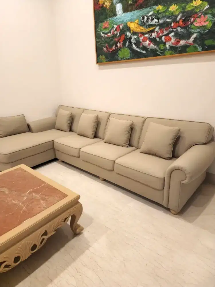 Kursi sofa 4 seater L kanan