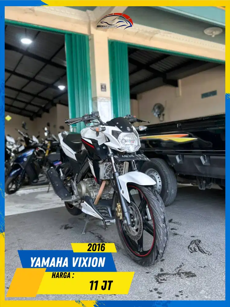 YAMAHA VIXION 2016 MESIN AMAN POLL MASZEHH HIKMAH MOTOR KEPUH