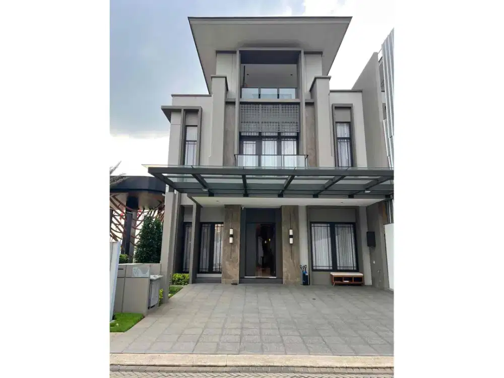 Dijual Pasadena Village Rumah Mewah 3 Lantai di Jalan Boulevard Utama Gading Serpong BSD Tangerang