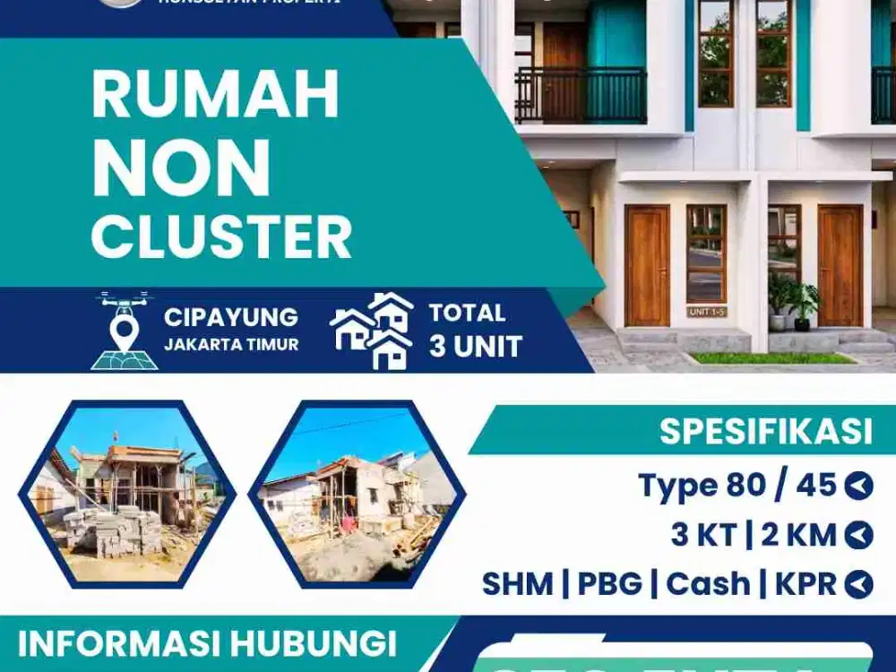 Dijual Rumah 2 Lantai Setu Cipayung Jakarta Timur