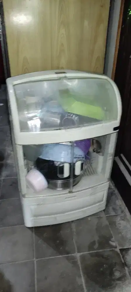 Lemari plastik piring Rovega Tinggi dan Pendek