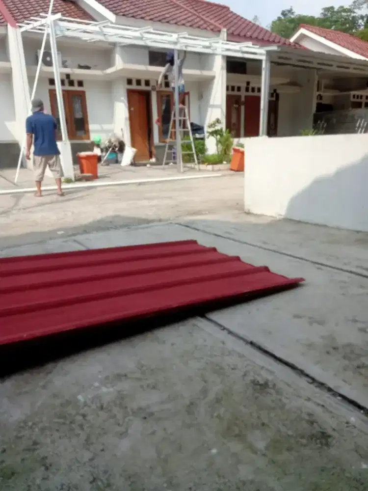 Tukang kanopi ganti atap rumah bajaringan
