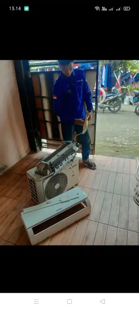 Jasa servis AC kulkas mesin cuci kompa air dll