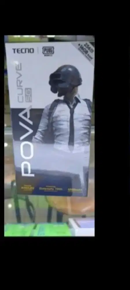 Tecno pova 5G curve 8/256 layar lengkung