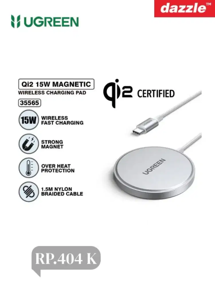 Wireless charger type C ugreen 15W