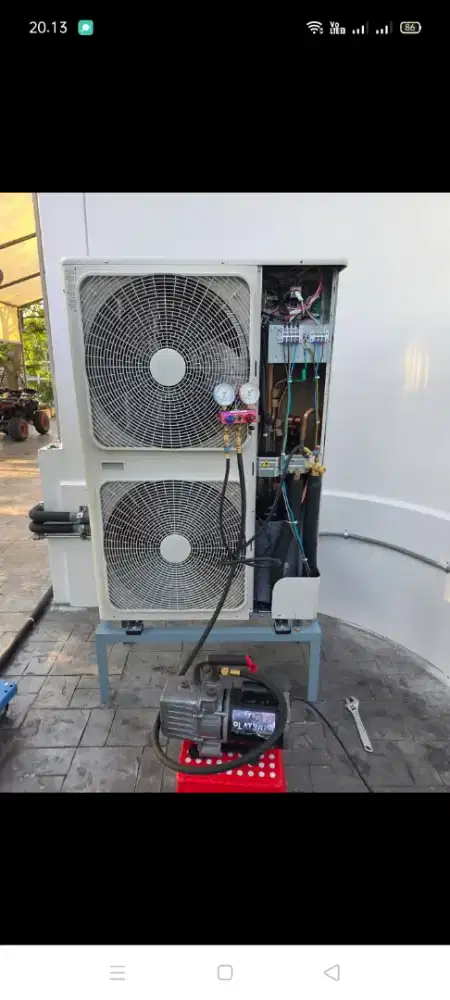 Jasa servis AC kulkas mesin cuci kompa air dll bergaransi
