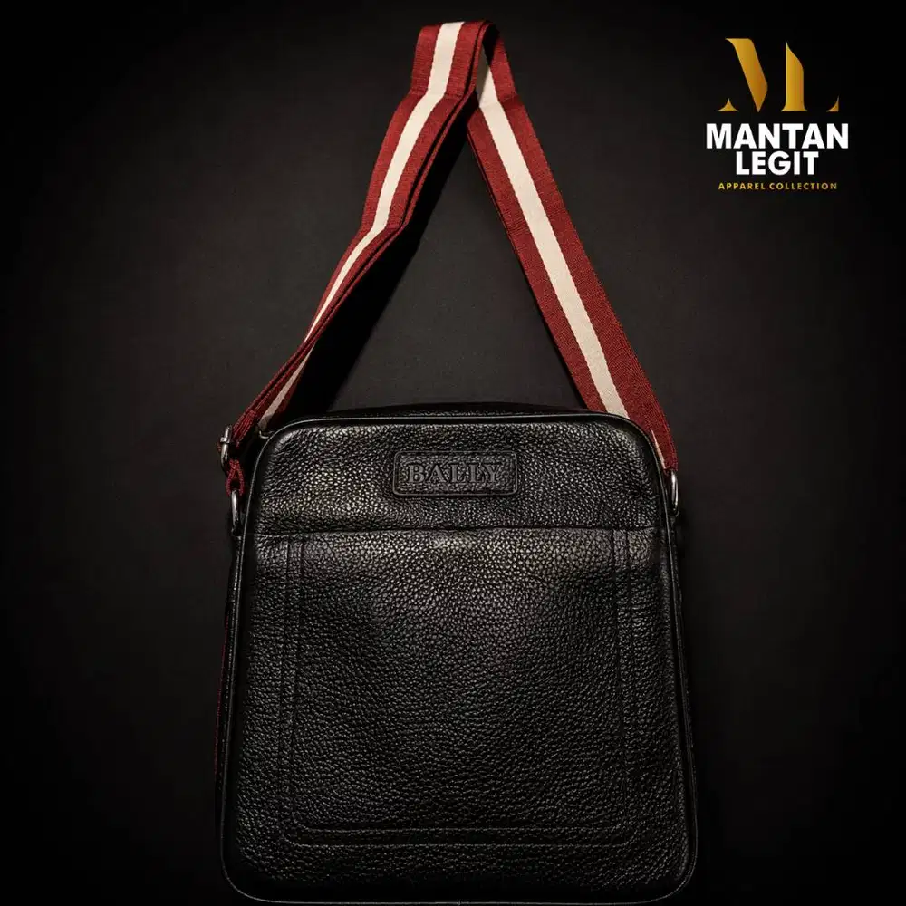 BALLY Sling Bag Pria Premium Kulit