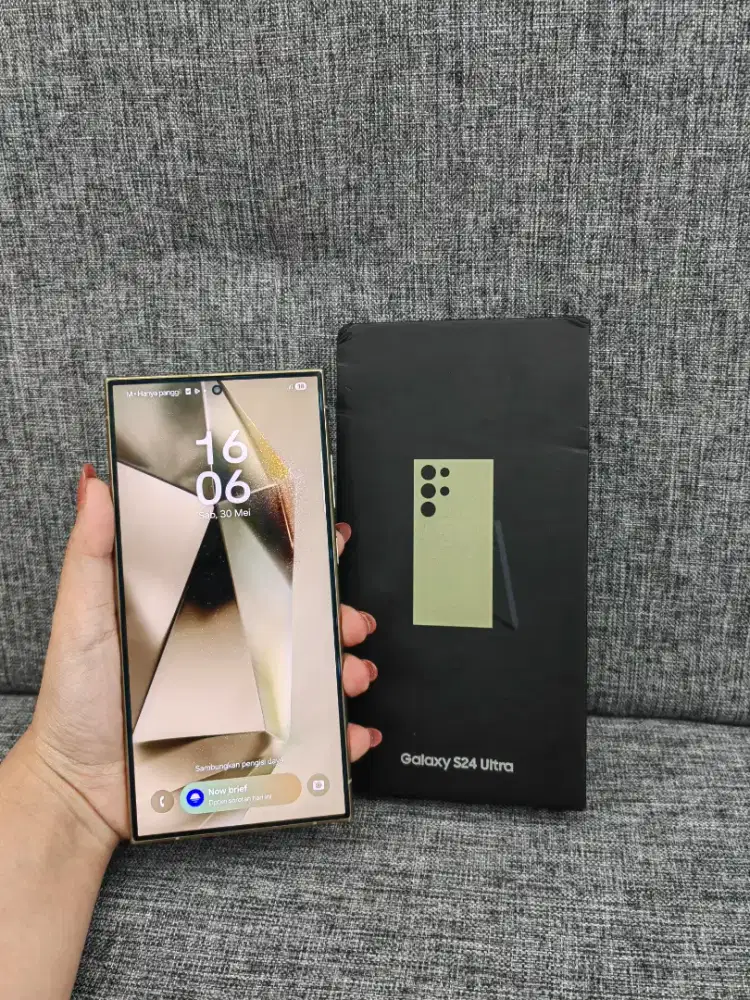 Samsung S24 Ultra 12/256 Fulset ori resmi sein no minus