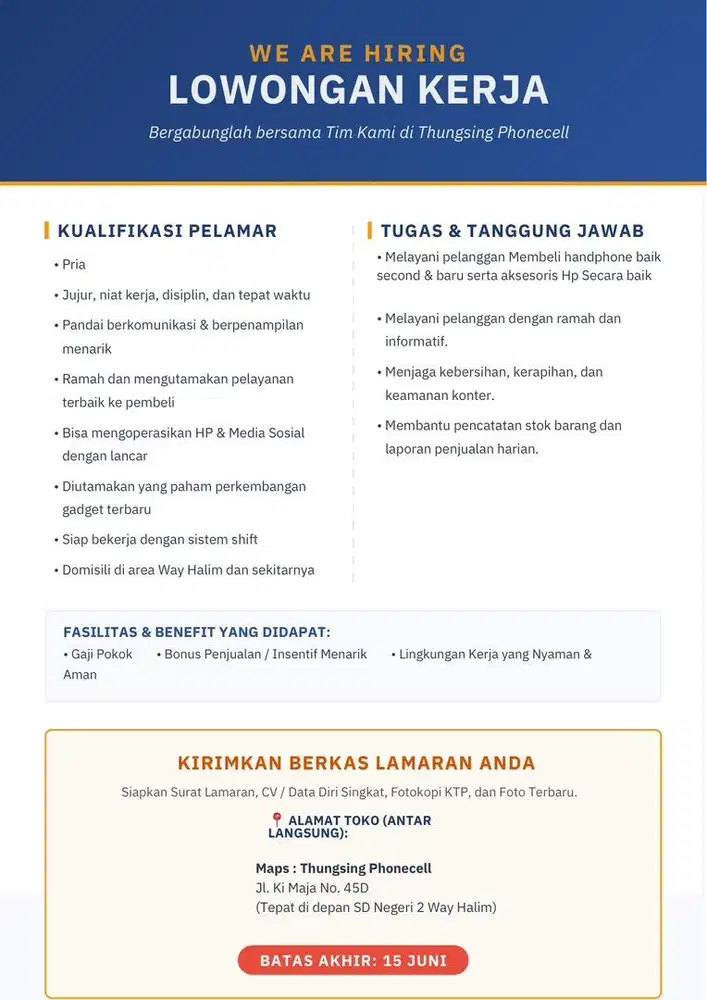 Lowongan pekerjaan