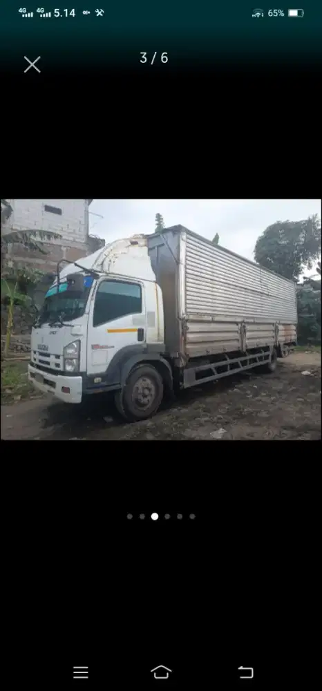 Isuzu FTR 90T 210PS 2018 wingbox 8m bagus siap kerja keluar kota