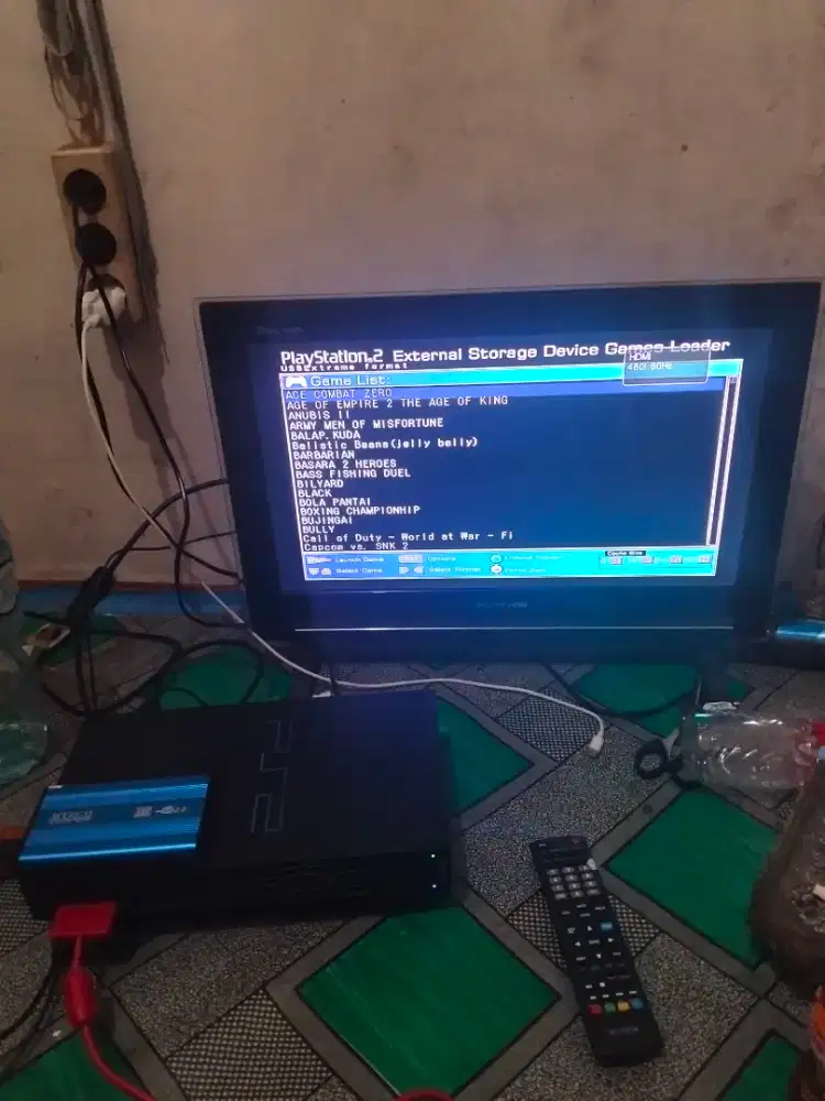 Ps2 matrix HDD sudah ada game tinggal main