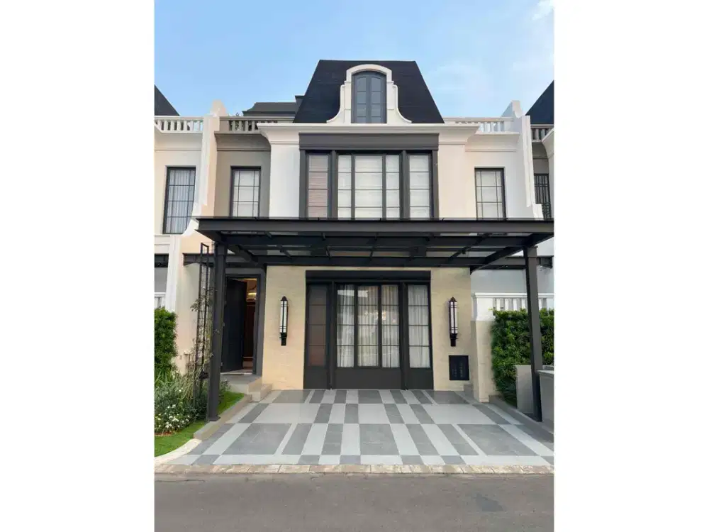 Dijual Bellefont East Rumah Mewah Gaya Paris 3 Lantai di Gading Serpong BSD, Tangerang