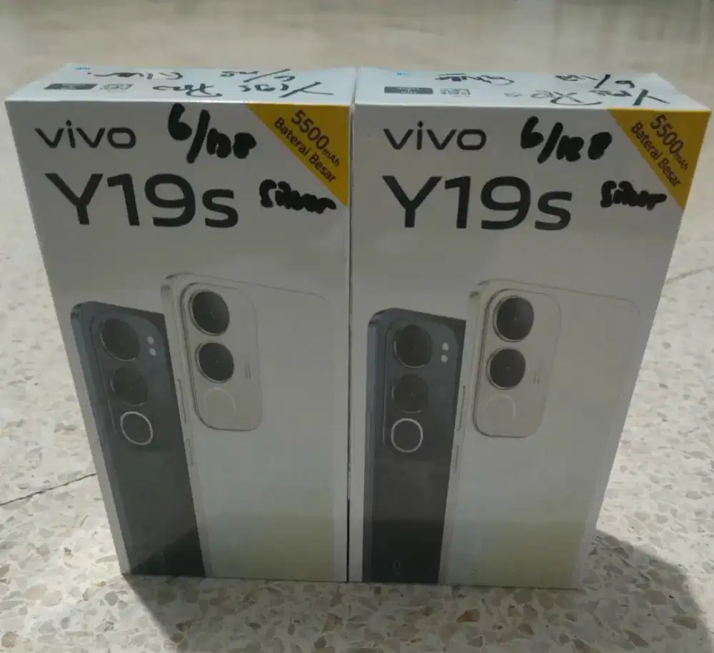 New Vivo Y19s Ram 6/128 GB Garansi Resmi 1 Tahun