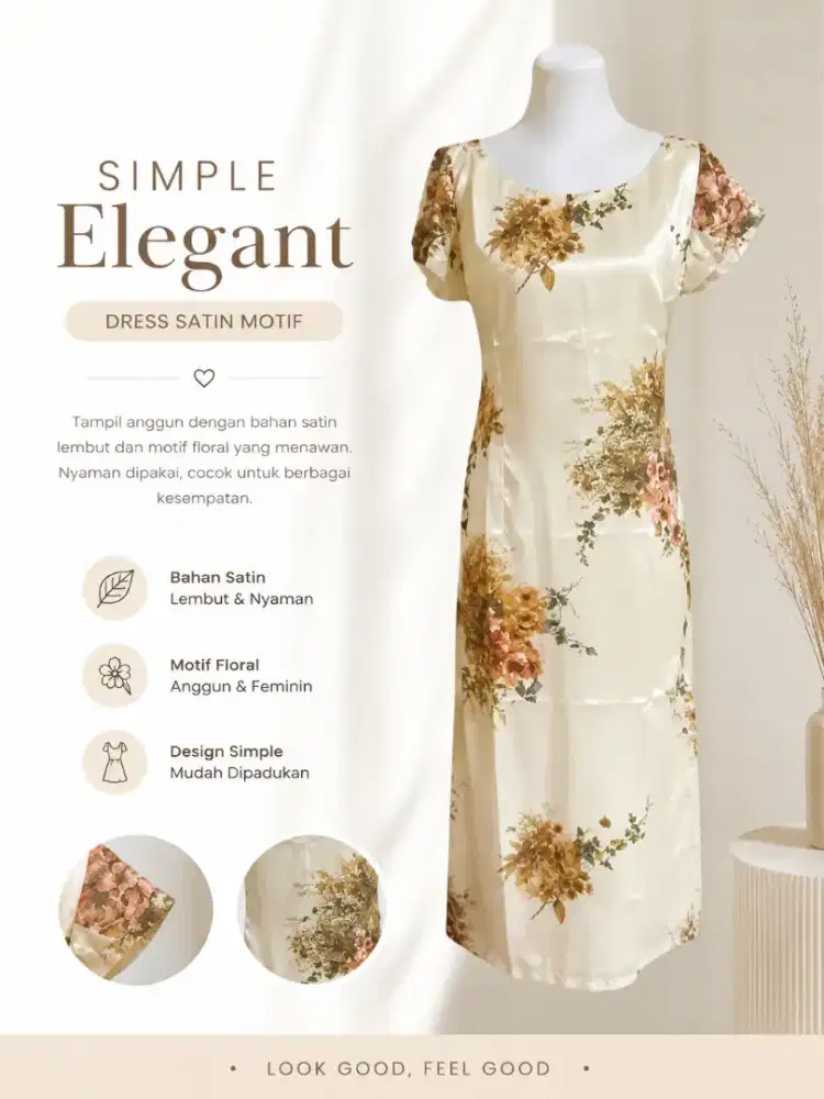 Dress pesta  Gold