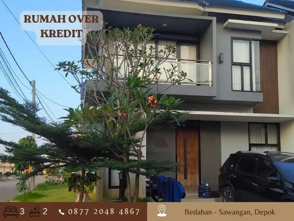Rumah Over Kredit 2LT dkt Tol Sawangan di Cluster Swarna Asri Depok