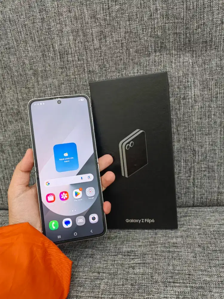Samsung Z Flip 6 12/256 Fulset ori resmi sein no minus