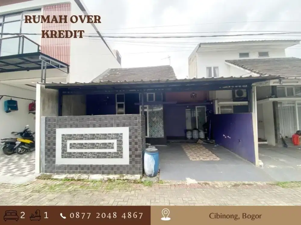 Jual Over Kredit Rumah dkt Stasiun 83JT di Cibinong Green Park Bogor