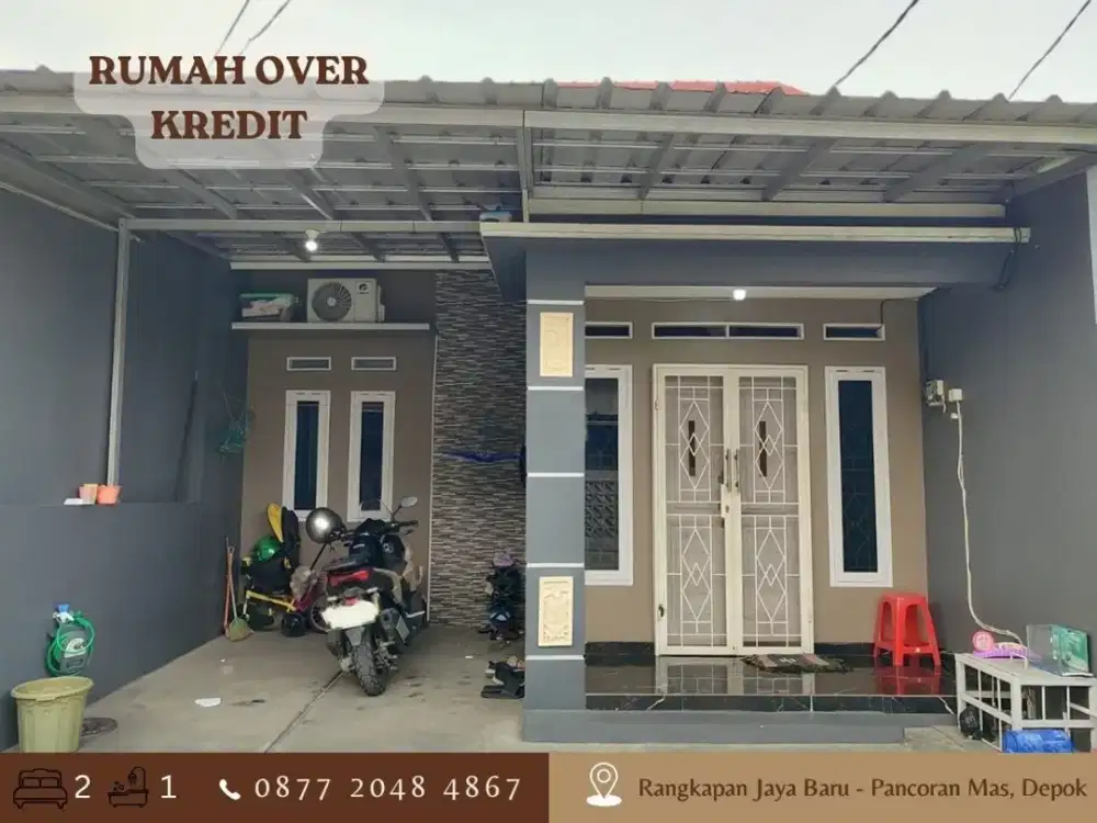 Take Over Rumah dkt Tol Sawangan 73JT di Graha Pancoran Mas Depok