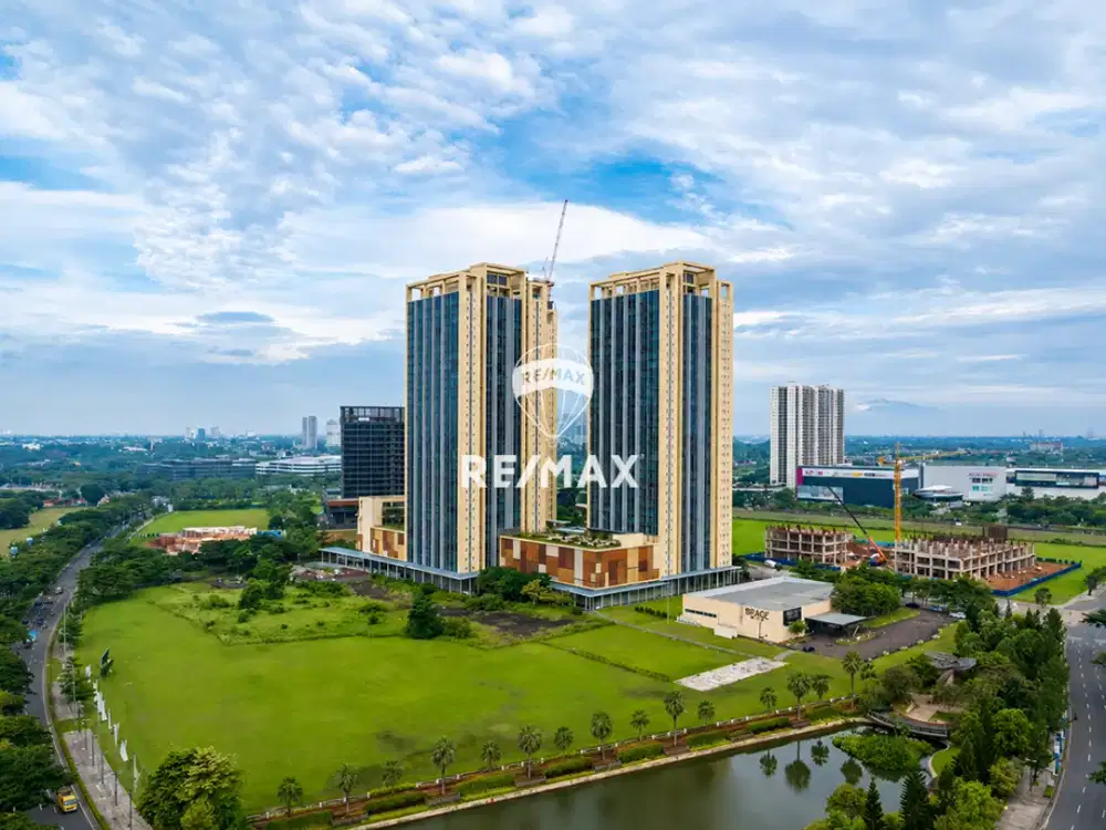 Disewakan Unit Premium Siap Huni di Apartemen Branz BSD (Tower B) dengan View Cantik Kolam Renang!