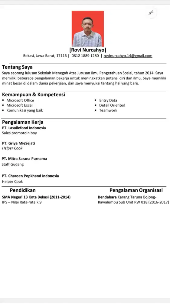 Mencari pekerjaan