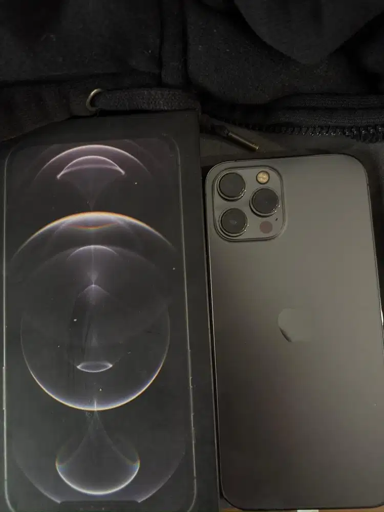 Iphone 12 pro max 256Gb graphite Garansi Resmi IBOX