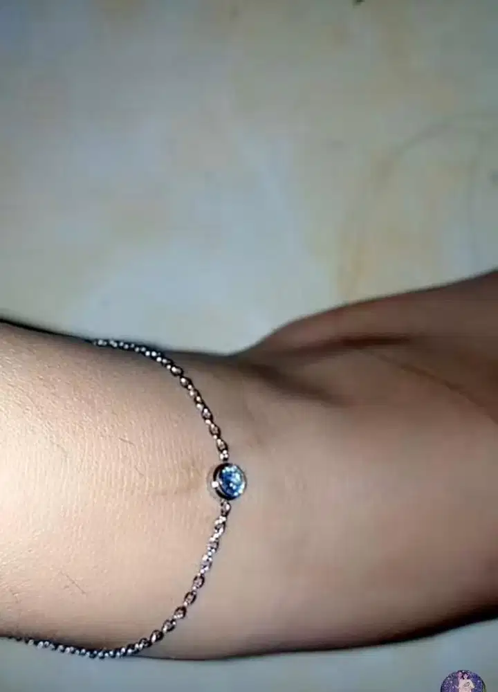 Preloved PANLANDWOO - Gelang Kaki Titanium Wanita Diamond Adjustable