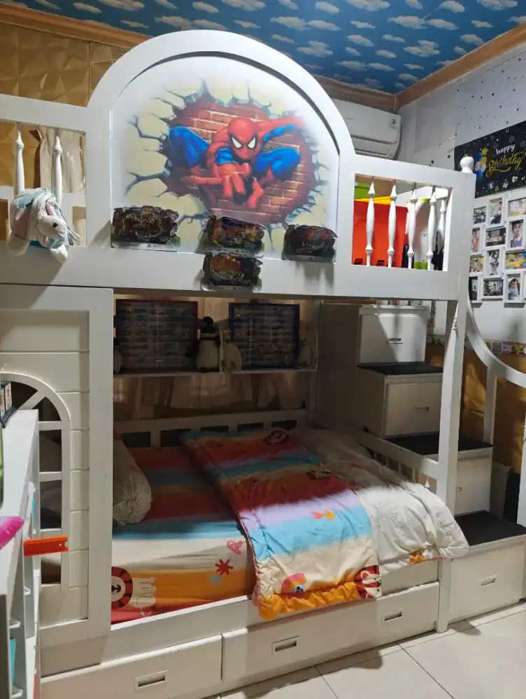 Bunk bed 120x200 (kasur atas bawah)
