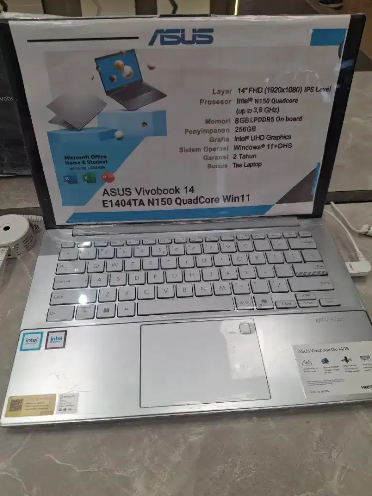 Promo cicilan laptop asus vivobook 14 E1404T N150 bebas 2kali angsuran