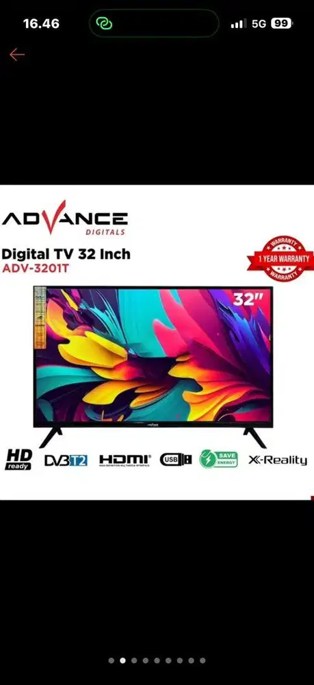 Tv advance 32 inch gratis antena tv