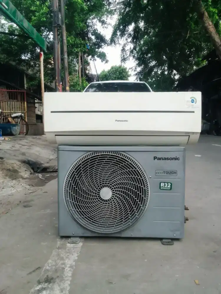AC Panasonic 3/4 PK R 32  bekas + psg freeong jabotabek