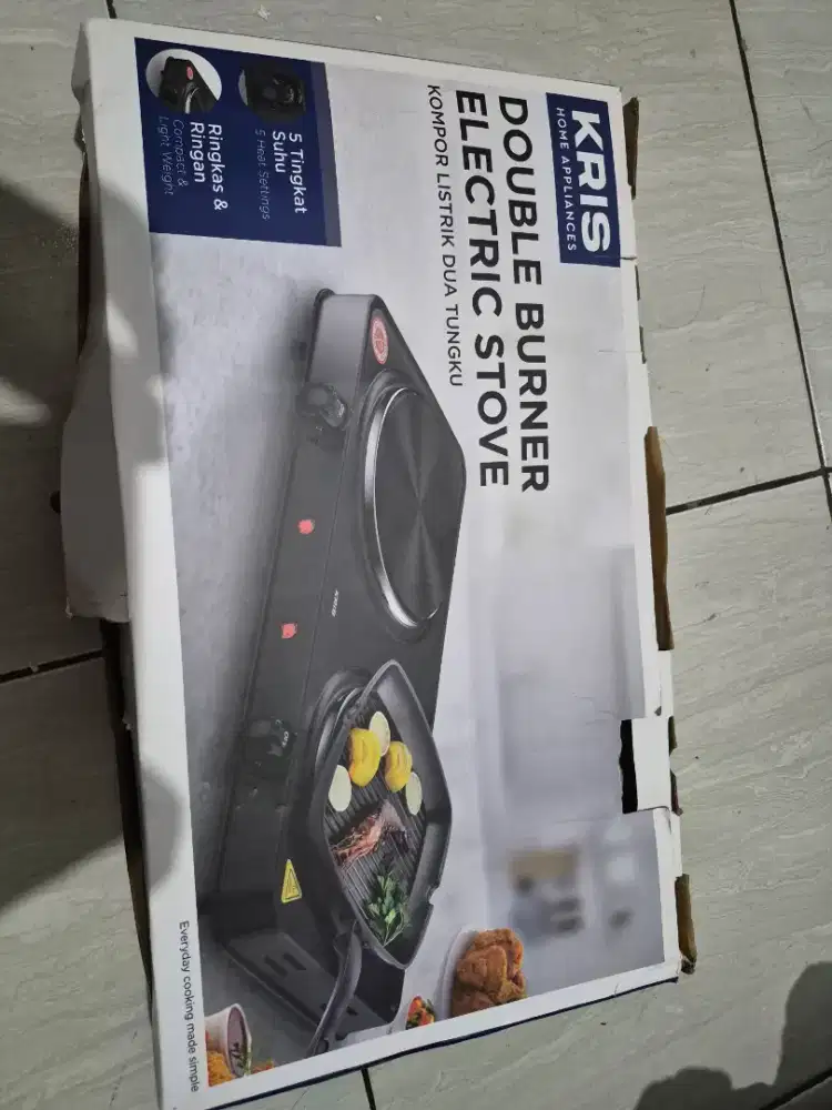 Kompor Listrik baru tidak pernah dipakai
