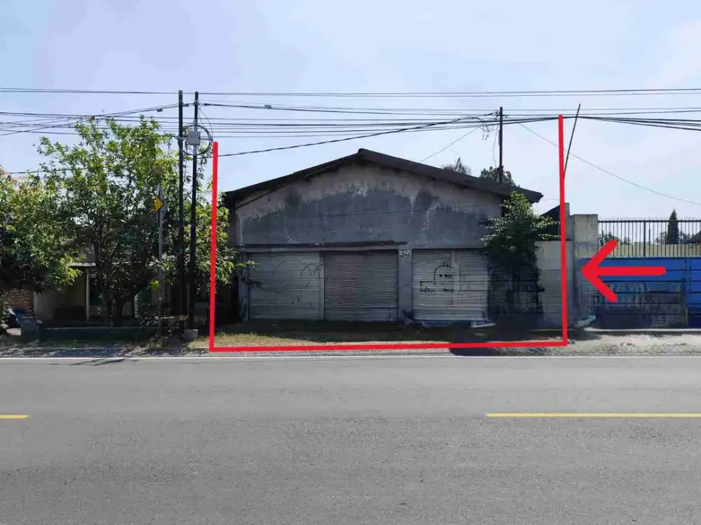 Dijual via lelang gudang Balong bendo Sidoarjo Cocok Buat usaha