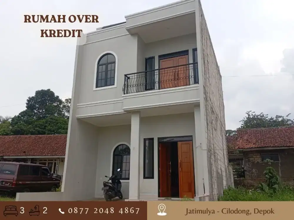 Rumah Take Over 2LT dkt Alun alun GDC di Jatimulya Cilodong Depok