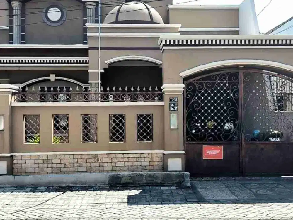 Dijual via lelang rumah Manyar kerta Adi Lokasi strategis