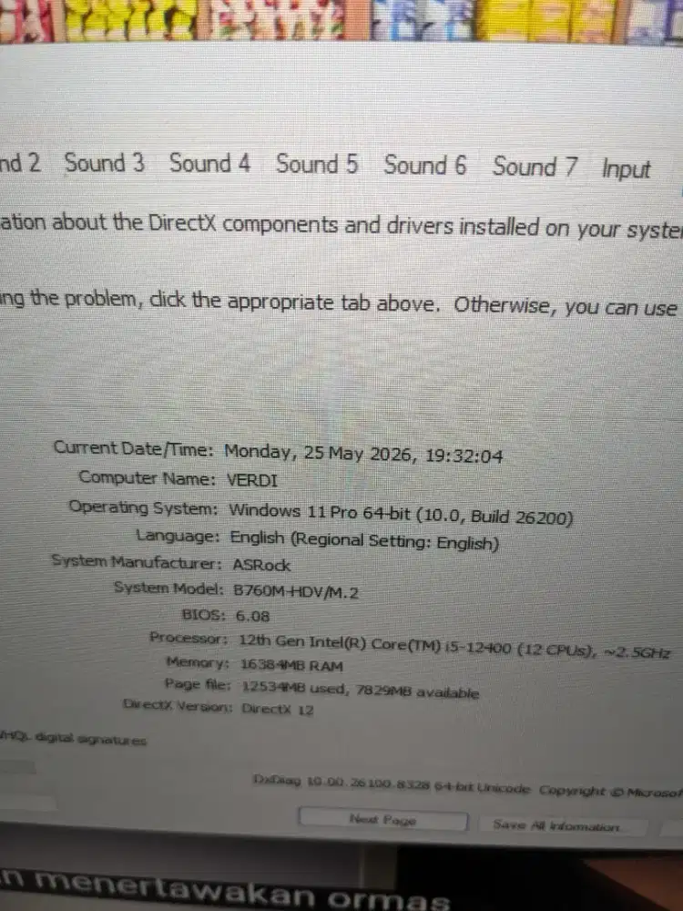 Pc Core i5 Gen 12 VGA RTX 3070 ti