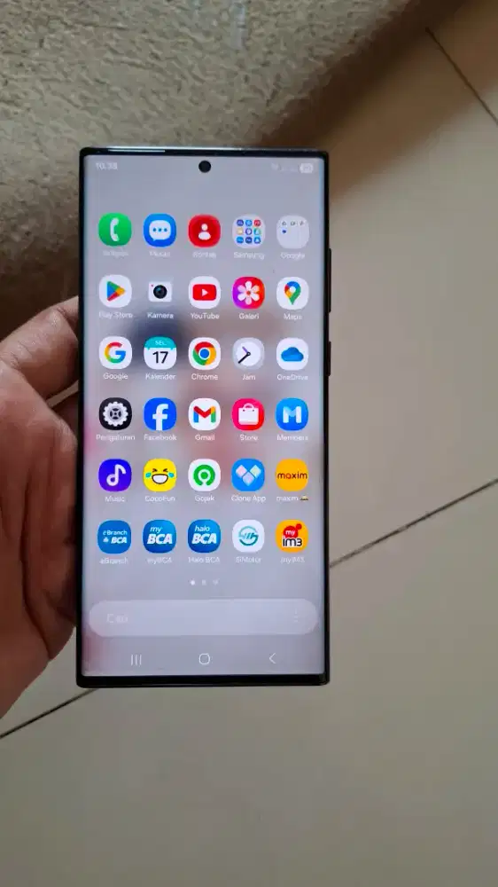 S22 ultra ram 12/256 hitam seperti hp baru mulus 99% komplit Lengkap