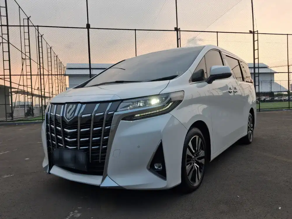 Full ori km 26k Toyota Alphard 2.5 G AT 2021 TSS Putih