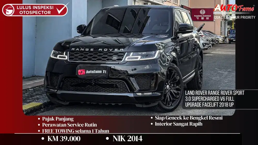 Land Rover Range Rover Sport 3.0 Supercharged V6 Full Upgrade NIK 2014