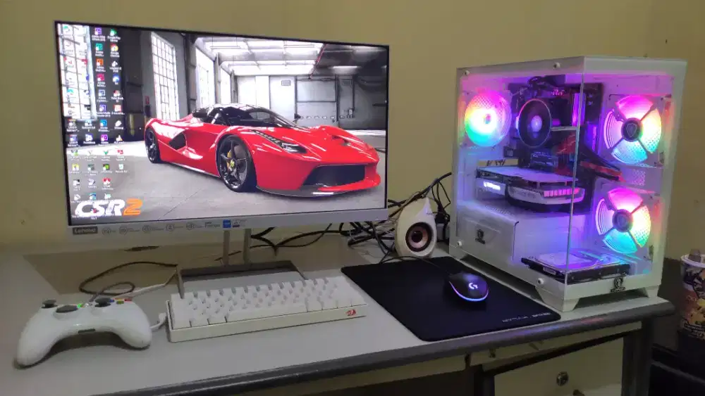 PC GAMING FULLSET RTX 4060, RYZEN 5 7500F, SSD NVME 1TB, RAM 16GB DDR5