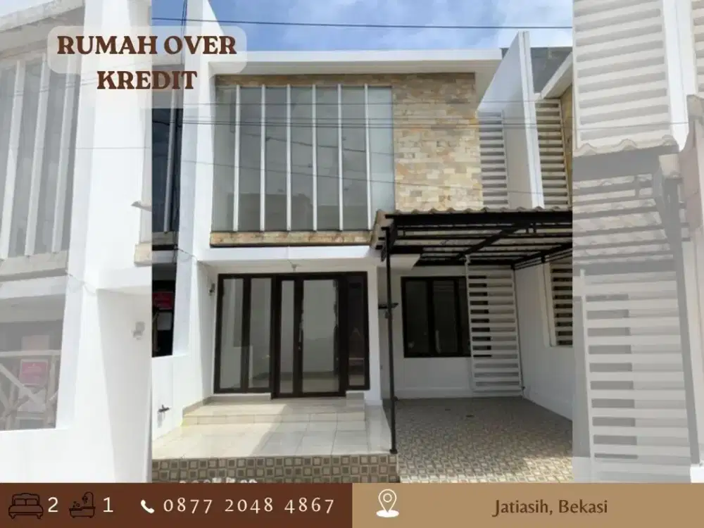 Rumah Take Over dkt Tol Jatiwarna 79JT di Santorini Residence Bekasi