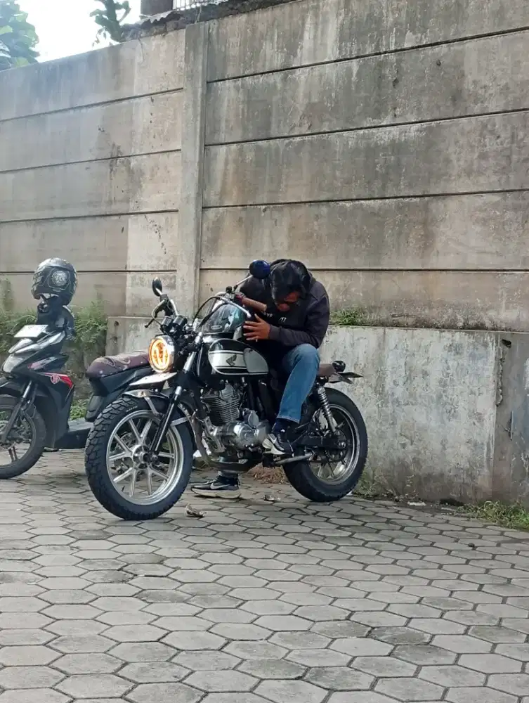 Honda tiger custome murah