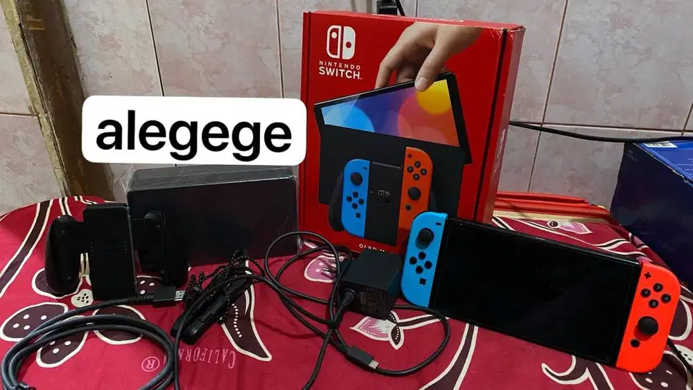 Nintendo Switch OLED  1TB Fullset Box Original